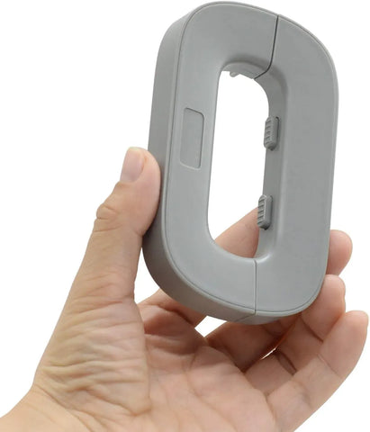 Child Safety Refrigerator Lock – Self Adhesive Fridge And Freezer Door Lock With Double Safety Button And Easy One Hand Operation